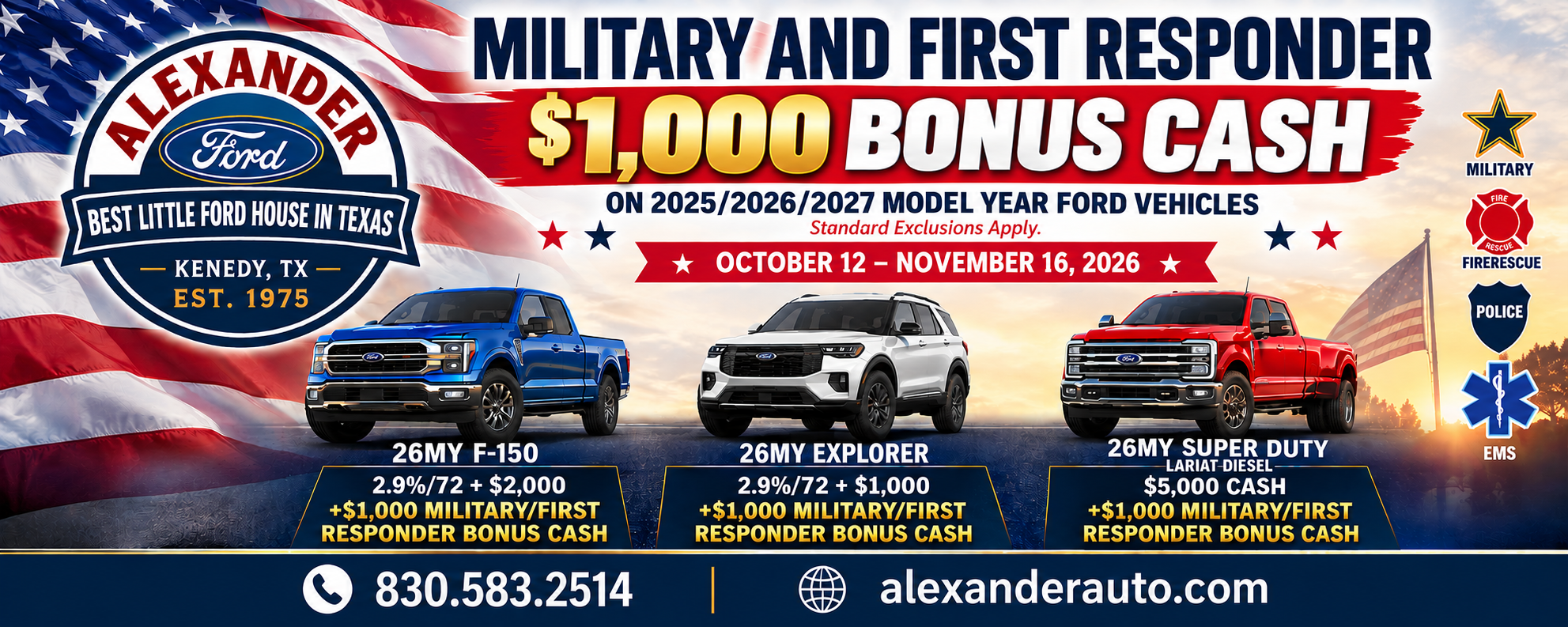 $1000 Bonus Cash